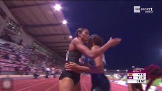 Allyson Felix 2018 400m [upl. by Flora]