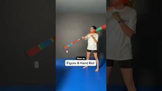 Bo Staff Tutorial  Figure 8 Hand Roll 🥋 [upl. by Ilrak]