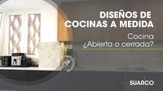 ¿Cocina Abierta o Cerrada 😲 Descubre Esta Cocina Negra y Madera con Península [upl. by Atiuqrahs]