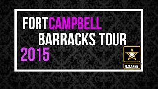 Barracks Tour Fort Campbell KY 2015❤️ [upl. by Ezri]