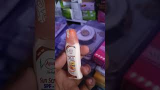 Ayur sunscreen review review skincare [upl. by Meir]