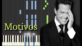 Motivos  Luis Miguel  Piano Tutorial  EA Music [upl. by Wilmott]