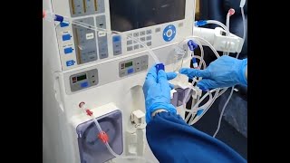 How to start a Dialysis Machine  Eco Priming Fresenius 4008S [upl. by Atiuqcaj]