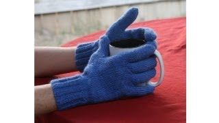 Learn to Knit Gloves Parts 19 [upl. by Margalo]