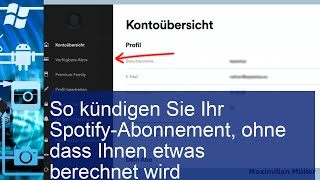 So kündigen Sie Ihr SpotifyAbonnement ohne dass Ihnen etwas berechnet wird [upl. by Bevus]