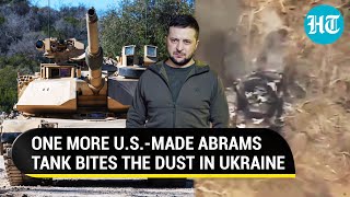 Russia Blows Up 4th USmade M1 Abrams Tank Near Avdiivka Ukraines Stocks Reduced To 27 [upl. by Corinna]