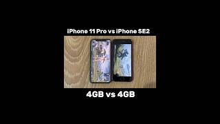 IPHONE SE 2 VS IPHONE 11 PRO PUBG TEST [upl. by Gwenora]