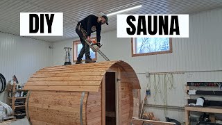 DIY BUDOWA SAUNY OD PODSTAW [upl. by Surbeck790]