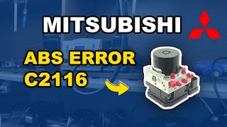 ABS pump fault code C2116 motor pump repair and regeneration  Mitsubishi Lancer Outlander ASX [upl. by Lacym158]