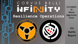 Fast Panda Gaming Infinity N4 Battle Report  Resilience Operations Morats vs Corregidor [upl. by Haldeman]