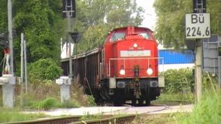 Trainspotting in Stralsund Rügendamm und Hafen [upl. by Aleek572]