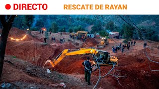 ÚLTIMAS EXCAVACIONES para el RESCATE de RAYAN en Marruecos  RTVE Noticias [upl. by Wey]