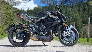 MV Agusta Brutale 800 RR  and a Cow Casual ride in the alps AUT  GER [upl. by Shaine]