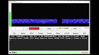 CW using MPR40 Morsecode Decoder [upl. by Yejus]