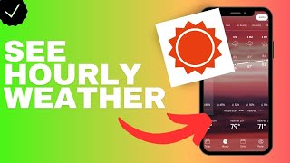 How to see the hourly weather in the Accuweather app [upl. by Dulcia]