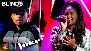 17YearOld Mariah Kalia Sings Billie Eilishs quotidontwannabeyouanymorequot  The Voice Blind Auditions [upl. by Ad]