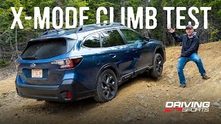 Subaru XMode Offroad Climb Test  Outback Onyx XT [upl. by Ylil]