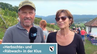 «Herbschte» und «Räbwach» in der Klus  BirsstadtTV Aesch [upl. by Yrailih]