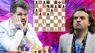 Hardest chess game Hans Niemann vs magnus Carlsen 307 [upl. by Forras]