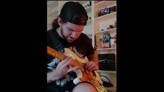 Berried Alive Crusty Guitar Solo Cover guitar electricguitar guitarmusic stratocaster [upl. by Aiksa439]