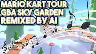 Mario Kart Tour  GBA Sky Garden Remixed by AI [upl. by Eltsyrc824]