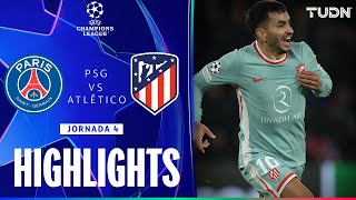 HIGHLIGHTS  PSG vs Atlético Madrid  UEFA Champions League 2425  TUDN [upl. by Mufi]