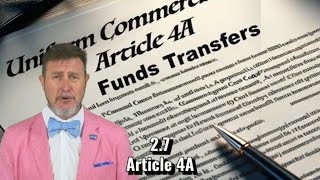 What is UCC Article 4A in the FedNow Service [upl. by Noillid]