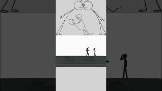 🤔 first stick fight animation to be continued stickman shorts animation fighting sticknodes [upl. by Elrebmik]