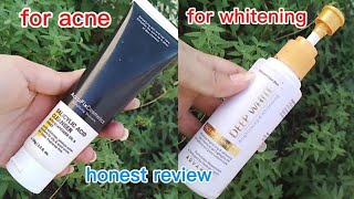 Accufix Salicylic acid cleanser review  Asraderm deep white face wash review [upl. by Erastatus]