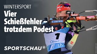 BiathlonWM Enger Fight um Gold bei der Verfolgung der Frauen  Sportschau [upl. by Nuahs]