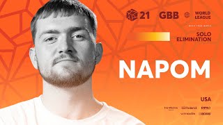 NaPoM 🇺🇸 I GRAND BEATBOX BATTLE 2021 WORLD LEAGUE I Solo Elimination [upl. by Hatfield]