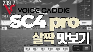 보이스캐디 SC4 pro 간단 맛보기 테스트  AGOLF  골프리뷰  정승진 [upl. by Icyak]