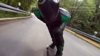 Downhill Longboarding with James Kelly full camera run [upl. by Haneen]