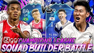 FIFA 19 AJAX VS TOTTENHAM SQUAD BUILDER BATTLE 🔥🏆 Champions League Edition [upl. by Ebenezer]