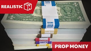 50000 Prop Money Unboxing  Feels Real Most Realistic FULL PRINT [upl. by Einhapets]