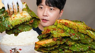 와차밥 봄동겉절이 하나면 됩니다 김치 먹방 Korean Kimchi ASMR MUKBANG REAL SOUND EATING SHOW [upl. by Kantor130]