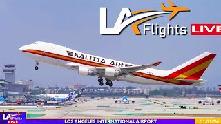 🔴LIVE LAX Airport Action  LAX Plane Spotting [upl. by Erhart]