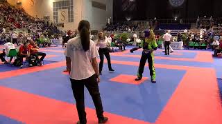 Saentone Louw vs Erica Tome  WAKO World Championships 2018 [upl. by Tove]