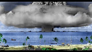 Bikini Atoll Nuclear Bomb Explosion  Archive Footage of Able amp Baker Test Operation Crossroads [upl. by Urbai]