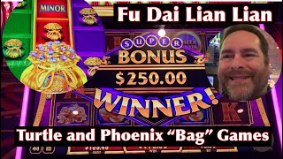 Fu Dai Lian Lian  Turtle and Phoenix … Let’s Spin Some Bags on the Big Board [upl. by Ahseka]