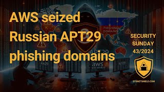 AWS Seizes Phishing Domains of Russian APT29 [upl. by Ablem475]