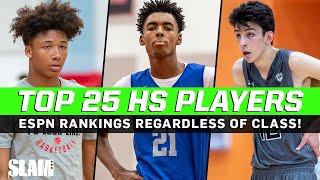 Best players in High School regardless of class⁉️ Updated ESPN Rankings 👀 [upl. by Lolanthe875]