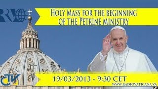 Inaugural Mass of the Pontificate [upl. by Happy]