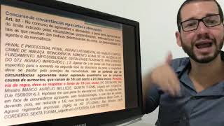 Penal 2  Dosimetria da Pena Parte III 3ª fase  causas de aumento e de diminuição de pena [upl. by Eirruc]