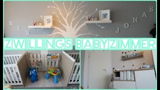 Baby RoomtourWickelkommodeKleiderschrankZwillingszimmerBabyzimmerMel´s Kanal [upl. by Erbma836]