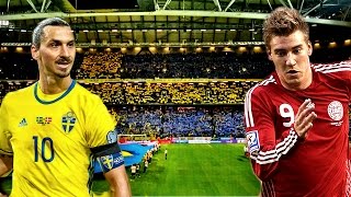 Sweden v Denmark  More Than Just Zlatan v Bendtner [upl. by Adrial235]