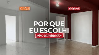 PISO LAMINADO VALE A PENA O nosso novo escritório EP03 [upl. by Eimmat]