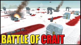 HUGE First Order Army CRAIT Invasion  Ravenfield Star Wars Mod Battle Simulator [upl. by Havard]