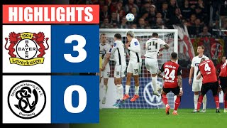 Leverkusen gegen Elversberg 3  0  HIGHLIGHTS amp GOALS  DFBPokal 202425 [upl. by Calysta]