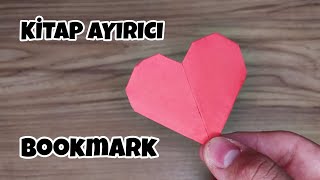 Kağıttan kitap ayracı yapımı  Kitap ayracı [upl. by Anilocin]